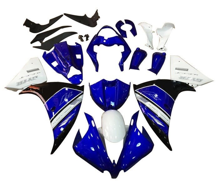 Yamaha R1 Fairings (2009-2011) Blue, White, GYTR at KingsMotorcycleFairings.com