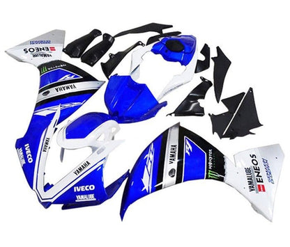 Yamaha R1 Fairings (2009-2011) Blue, White, Iveco at KingsMotorcycleFairings.com