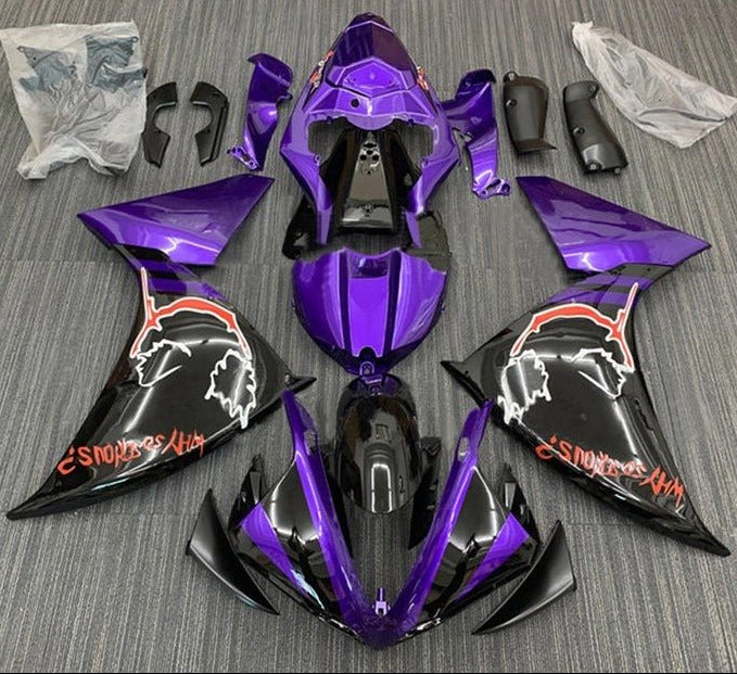 Yamaha R1 Fairings (2009-2011) Purple Joker at KingsMotorcycleFairings.com