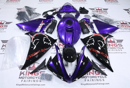 Yamaha YZF-R1 Fairings (2009-2011) Purple, Black Joker at KingsMotorcycleFairings.com
