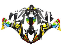 Yamaha R1 Fairings(2012-2014) Black, HP Color Wheel at KingsMotorcycleFairings.com