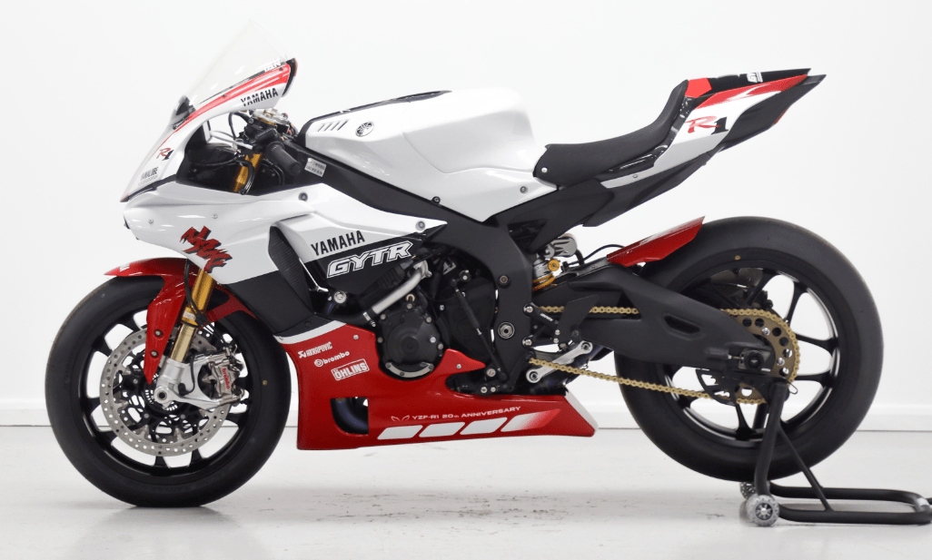 Yamaha YZF-R1 Fairings (2015-2019) White, Red GYTR at KingsMotorcycleFairings.com