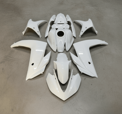 Yamaha YZF-R3 Fairings (2015-2018) Pearl White at KingsMotorcycleFairings.com