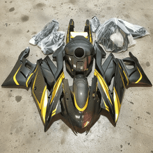 Yamaha YZF-R3 Fairings (2019-2021) Carbon Fiber Style, Gold at KingsMotorcycleFairings.com