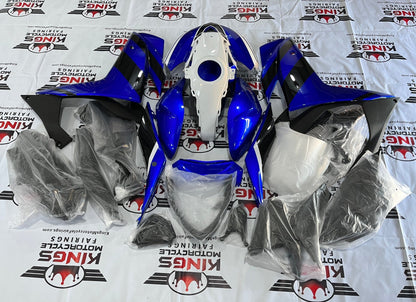 Yamaha YZF-R3 (2015-2018) Blue, White & Black Fairings at KingsMotorcycleFairings.com 