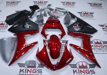Yamaha YZF-R6 Fairings (2003-2004) Candy Apple Red, Matte Black at KingsMotorcycleFairings.com