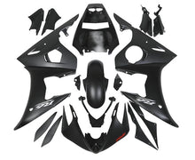 Yamaha YZF-R6 Fairings (2003-2004) Matte Black, White, Red at KingsMotorcycleFairings.com