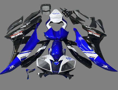 Yamaha YZF-R6 Fairings (2006-2007) Blue, Black, White Yamalube at KingsMotorcycleFairings.com