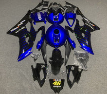 Yamaha YZF-R6 Fairings (2008-2016) Blue, Black Stripe, Eneos at KingsMotorcycleFairings.com
