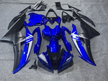 Yamaha YZF-R6 Fairings (2008-2016) Blue, White, Matte Black at KingsMotorcycleFairings.com