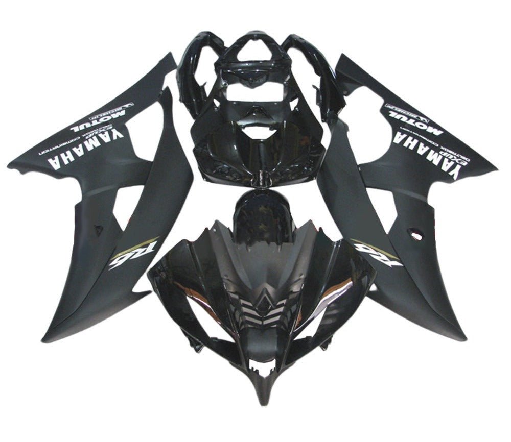 Yamaha R6 Fairings (2008-2016) Matte Black, Gloss Black, White at KingsMotorcycleFairings.com