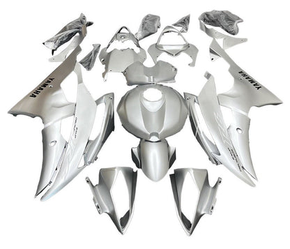Yamaha YZF-R6 Fairings (2008-2016) Silver, White, Black at KingsMotorcycleFairings.com