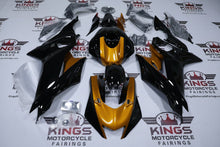 Yamaha YZF-R6 Fairings (2017-2022) Black, Gold at KingsMotorcycleFairings.com