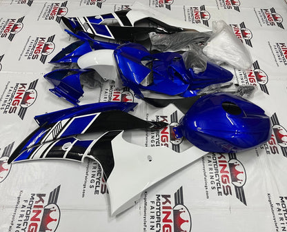 Yamaha YZF-R6 (2008-2016) Dark Blue, White & Black Fairings at KingsMotorcycleFairings.com