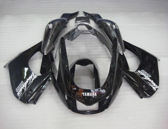 Yamaha YZF1000R Thunderace Fairings (1996-2007) Black, Dark Gray, White at KingsMotorcycleFairings.com