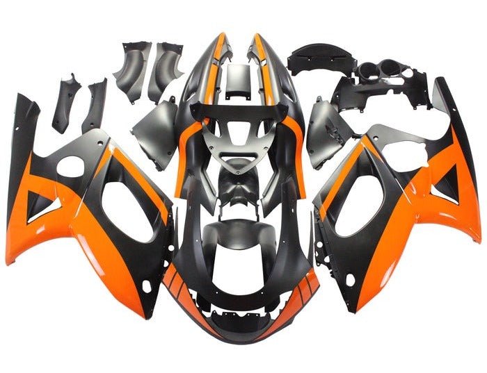 Yamaha YZF600R Thundercat Fairings (1998-2007) Orange, Matte Black at KingsMotorcycleFairings.com
