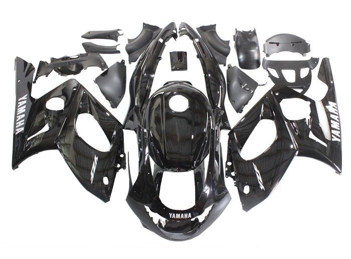 Yamaha YZF600R Thundercat (1998-2007) Black, White at KingsMotorcycleFairings.com