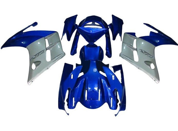 Yamaha FJR1300 Fairings (2007-2012) Blue, White from KingsMotorcycleFairings.com