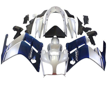 Yamaha FJR1300 Fairings (2007-2012) Dark Blue, Silver from KingsMotorcycleFairings.com