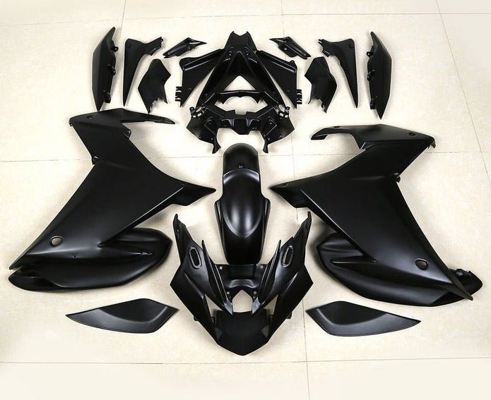 Yamaha FZ6R Fairing Kit (2009-2015) All Matte Black from KingsMotorcycleFairings.com