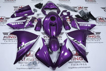 Yamaha R1 Fairings (2012-2014) Purple, White Stripe at KingsMotorcycleFairings.com