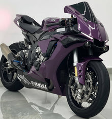 Yamaha R1 Fairings (2020-2025) Purple Faux Carbon Fiber at KingsMotorcycleFairings.com