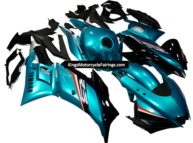 Yamaha R3 Fairings (2019-2021) Blue Turquoise at KingsMotorcycleFairings.com