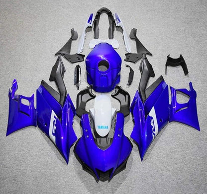 Yamaha R3 Fairings (2022-2024) Blue, Gray, White, Matte Black at KingsMotorcycleFairings.com