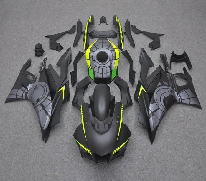 Yamaha R3 Fairings (2022-2024) Matte Black, Silver, Yellow at KingsMotorcycleFairings.com