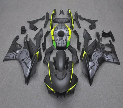 Yamaha R3 Fairings (2022-2024) Matte Black, Silver, Yellow at KingsMotorcycleFairings.com