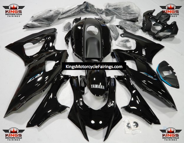 Yamaha R7 Fairing Kit (2021-2025) Black at KingsMotorcycleFairings.com