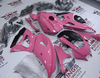 Yamaha R7 Fairing Kit (2021-2025) Pink Gloss, Matte Black at KingsMotorcycleFairings.com