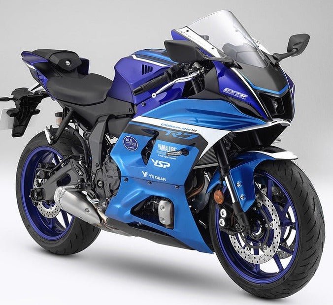 Yamaha R7 Fairings (2021-2025) Matte Blue, Matte Light Blue from KingMotorcycleFairings.com