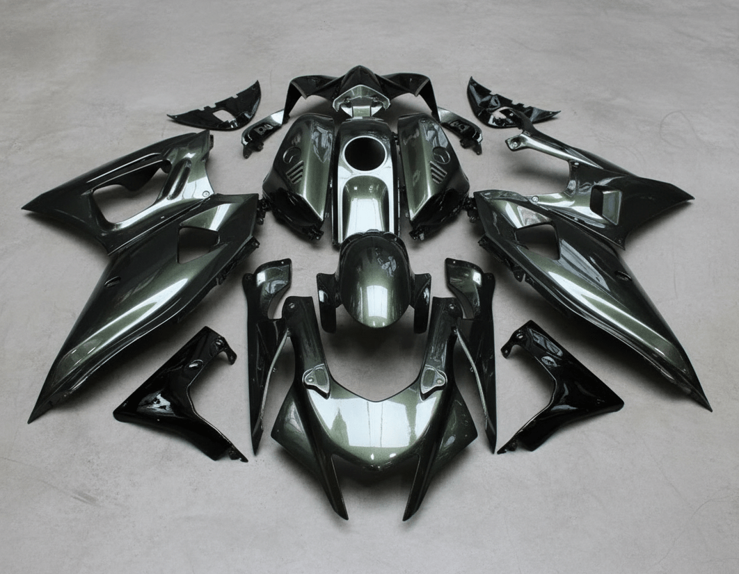 Yamaha R7 Fairings (2021-2025) Metallic Gray from KingsMotorcycleFairings.com