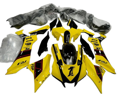 Yamaha YZF-R1 Fairings (2020-2025) Yellow, Black, Red at KingsMotorcycleFairings.com