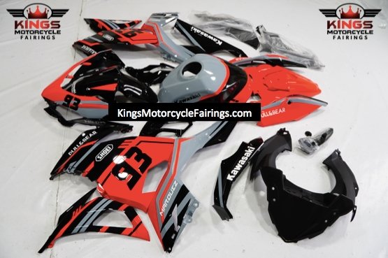Kawasaki Ninja 400 Fairings (2018-2023) Red, Black, Nardo Gray, White at KingsMotorcycleFairings.com