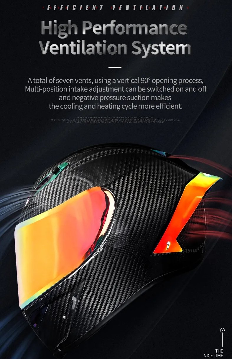 3k Twill Carbon Fiber Motorcycle Helmet design from KingsMotorcycleFairings.com