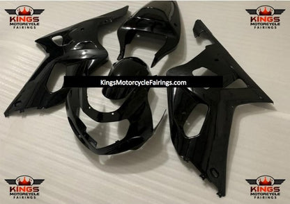 Black Fairing Kit for a 2000, 2001, 2002 & 2003 Suzuki GSX-R750 motorcycle