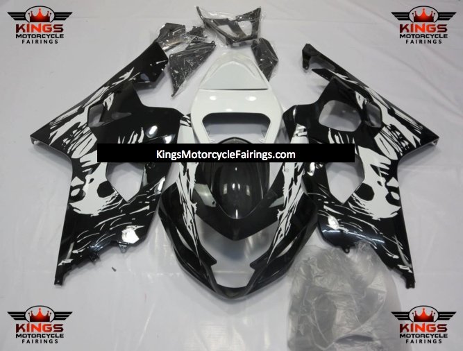 Suzuki GSXR600 (2004-2005) Black & White Les Mis Woman Fairings