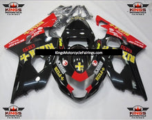 Suzuki GSXR600 (2004-2005) Black, Red & Yellow Rizla Fairings