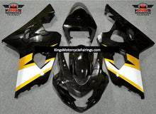 Suzuki GSXR600 (2004-2005) Black, Yellow & Silver Fairings