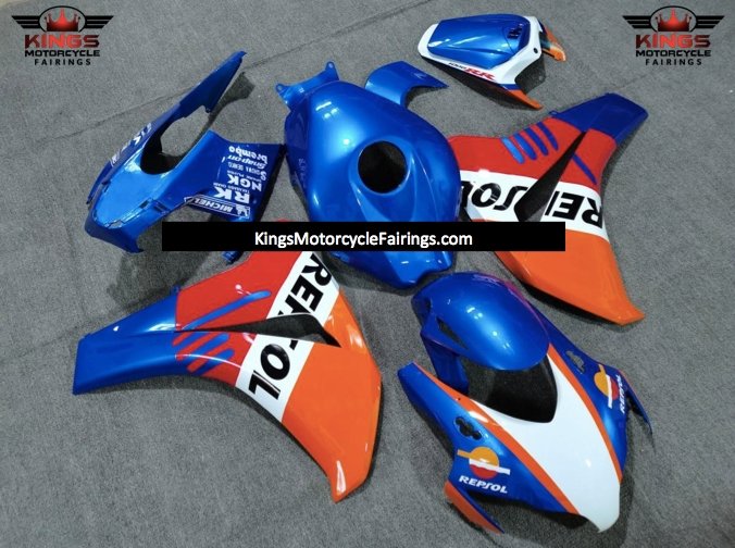 Blue Repsol Fairing Kit for a 2008, 2009, 2010 & 2011 Honda CBR1000RR motorcycle