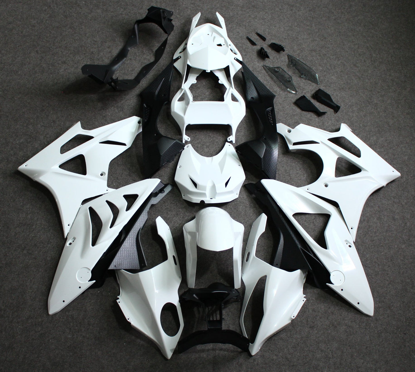 BMW S1000RR (2015-2016) White Fairings