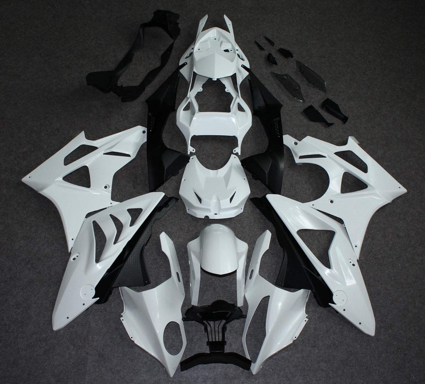 BMW S1000RR Fairing Kit (2019-2022) White at Kings Motorcycle Fairings