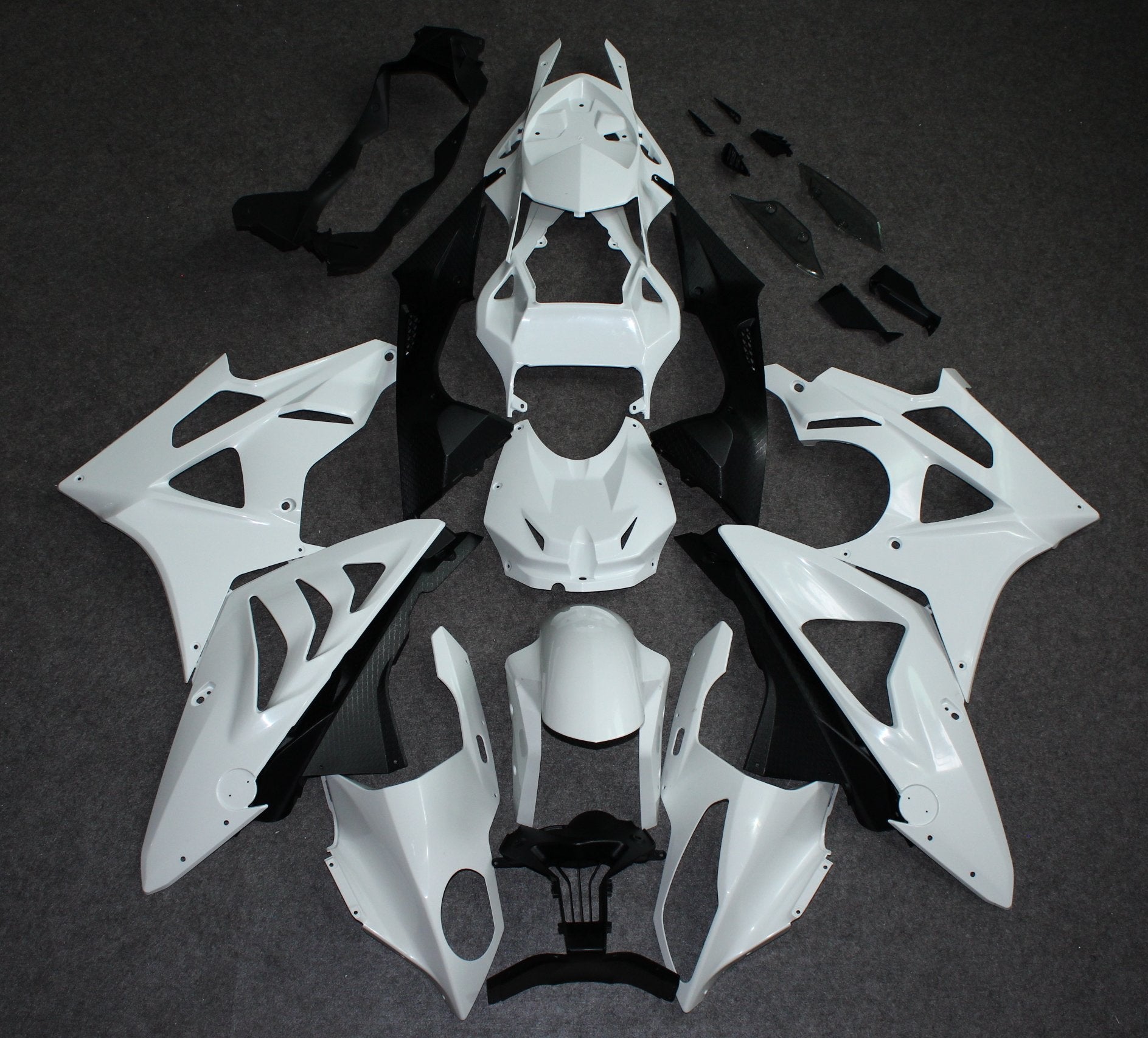 BMW S1000RR Fairing Kit (2019-2022) White at Kings Motorcycle Fairings