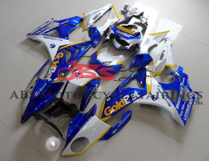 BMW S1000RR Fairing Kit (2019-2022) Blue, White, Yellow GoldBet at KingsMotorcycleFairings.com