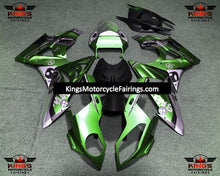 BMW S1000RR Fairings (2009-2014) Matte Green, Matte Silver, Matte Black by KingsMotorcycleFairings.com