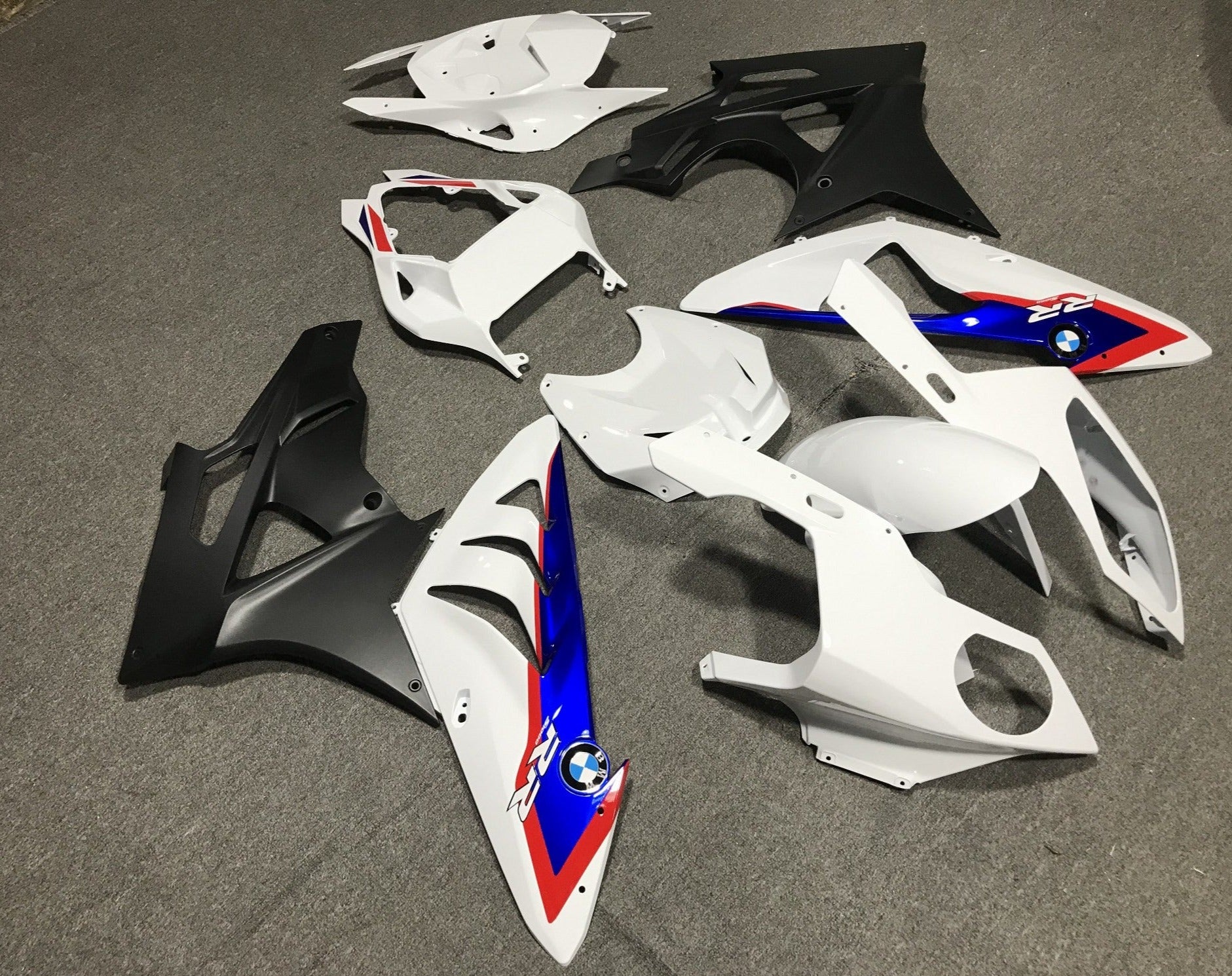 BMW S1000RR Fairings (2015-2016) White, Blue, Red, Matte Black from KingsMotorcycleFairings.com