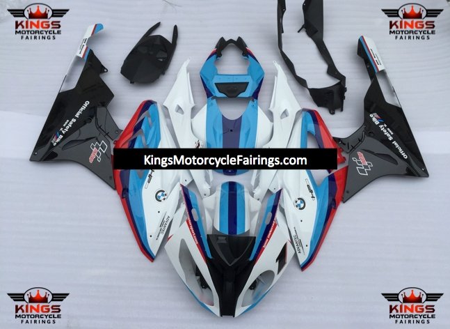 BMW S1000RR Fairings (2015-2016) White, Light Blue, Black, Red, Blue at KingsMotorcycleFairings.com