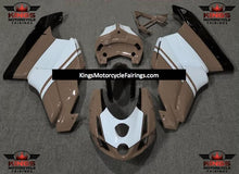 Brown, White and Black Fairing Kit for a 2005 & 2006 Ducati 749 motorcycle